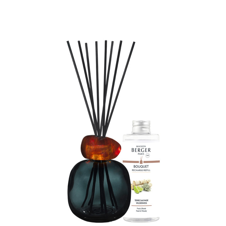 Zestaw patyczki Minerały czarno-bursztynowy+ dziki ląd