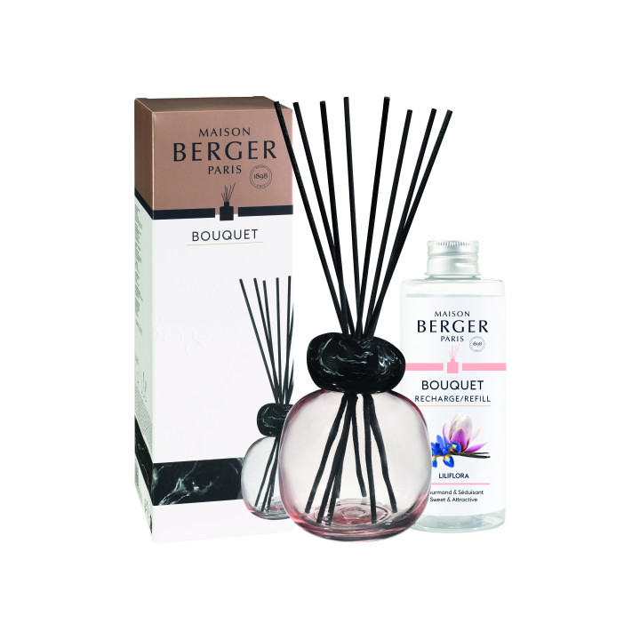 Zestaw patyczki Minerały różowo+ czarne + magnolia liliflora