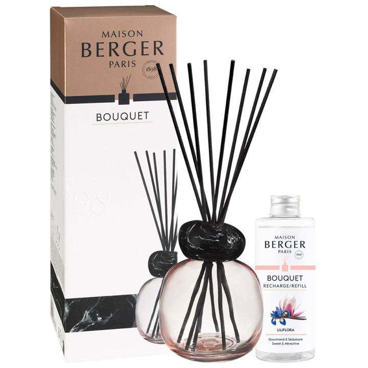 Zestaw patyczki Minerały różowo+ czarne + magnolia liliflora