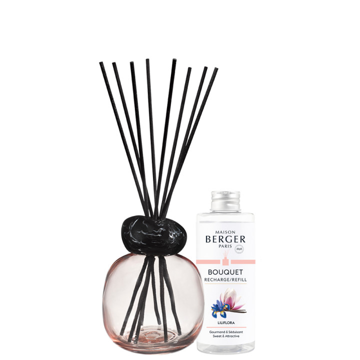 Zestaw patyczki Minerały różowo+ czarne + magnolia liliflora