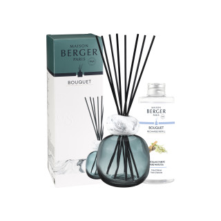 Zestaw patyczki Minerały niebiesko-białe + biała herbata