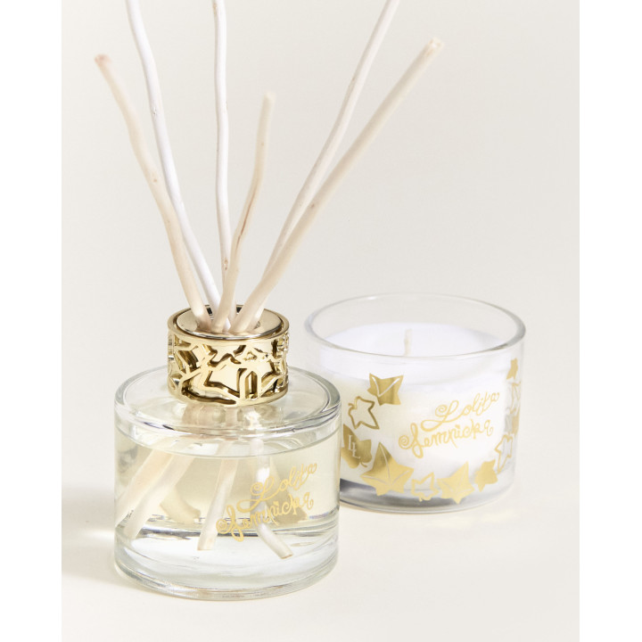 Zestaw Patyczki + Świeca DUO MINI Lolita kryształ
