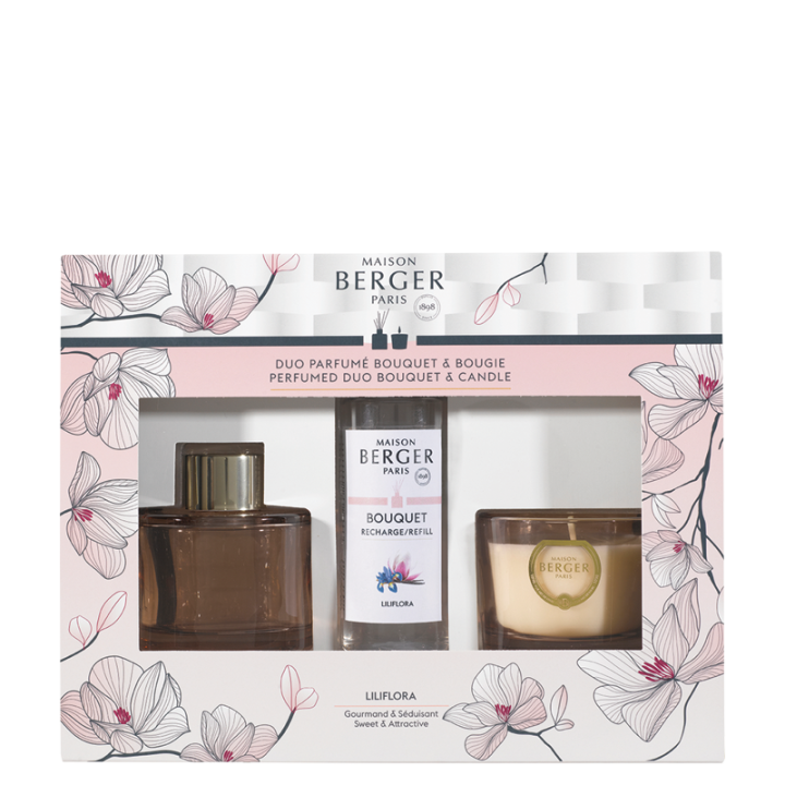 Zestaw patyczki + świeca DUO MINI Bolero